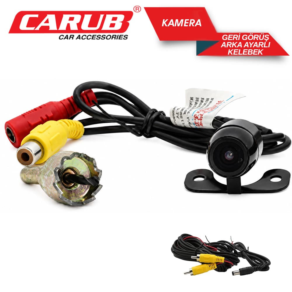 Kamera G. Görüşlü 12V Arka Ayarlı  Kelebek