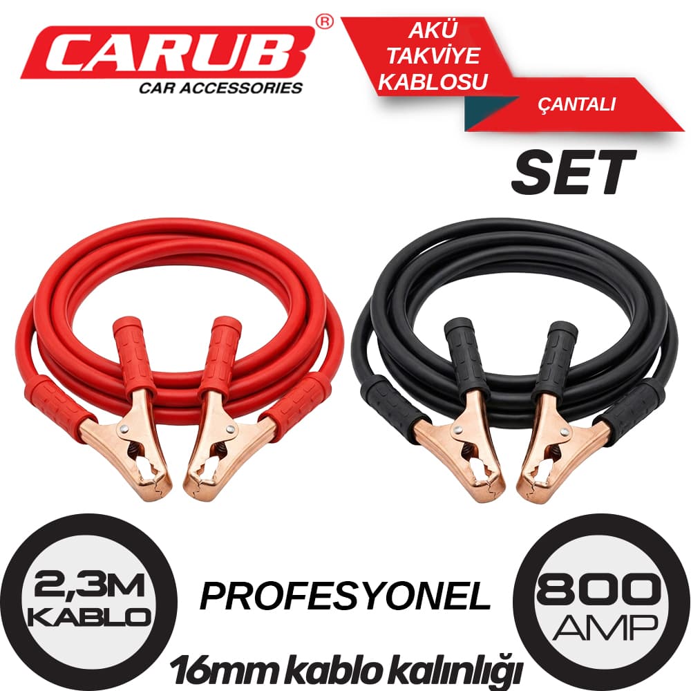 Akü Takviye Profesyonel 16MM 800AMP 2,30 mt
