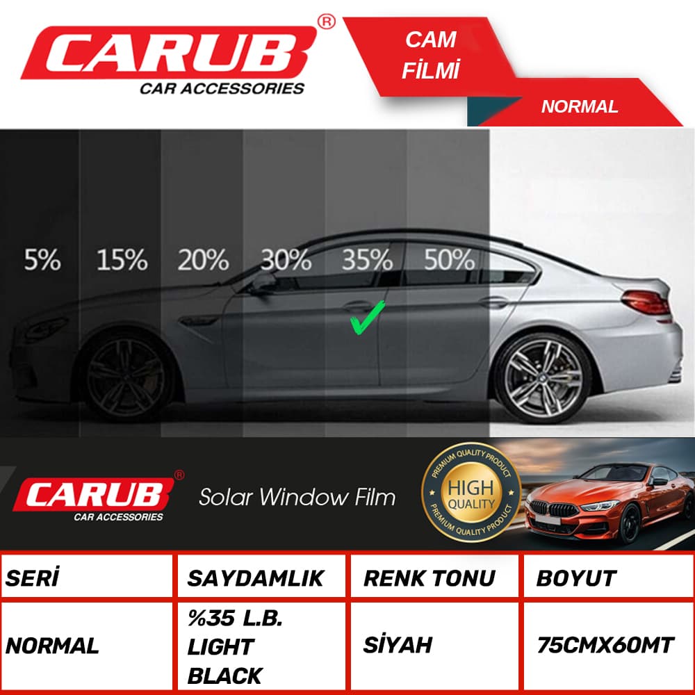 Cam Filmi 75cmx60M L.Black%35 2135