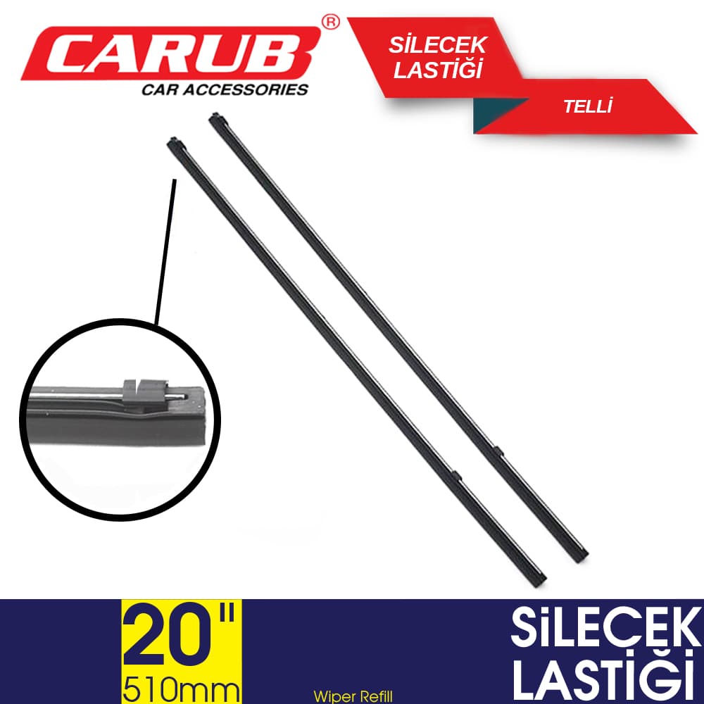 Silecek Lastiği 20\" inç  510mm Telli