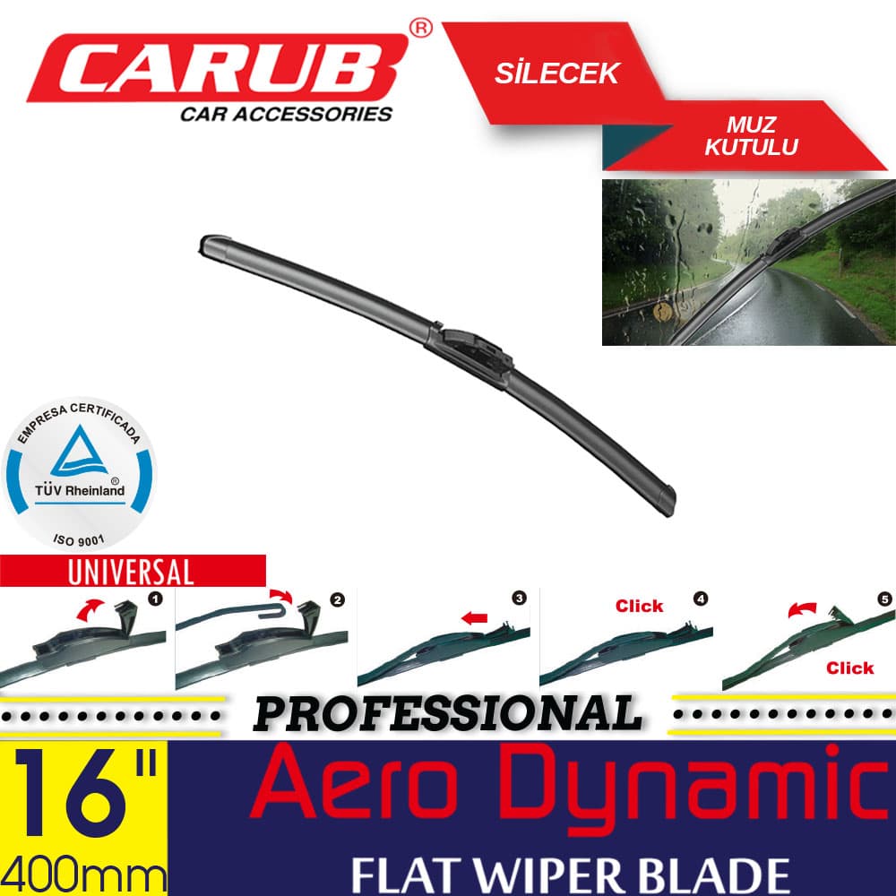 Silecek 400mm 16 inch Muz Kutulu