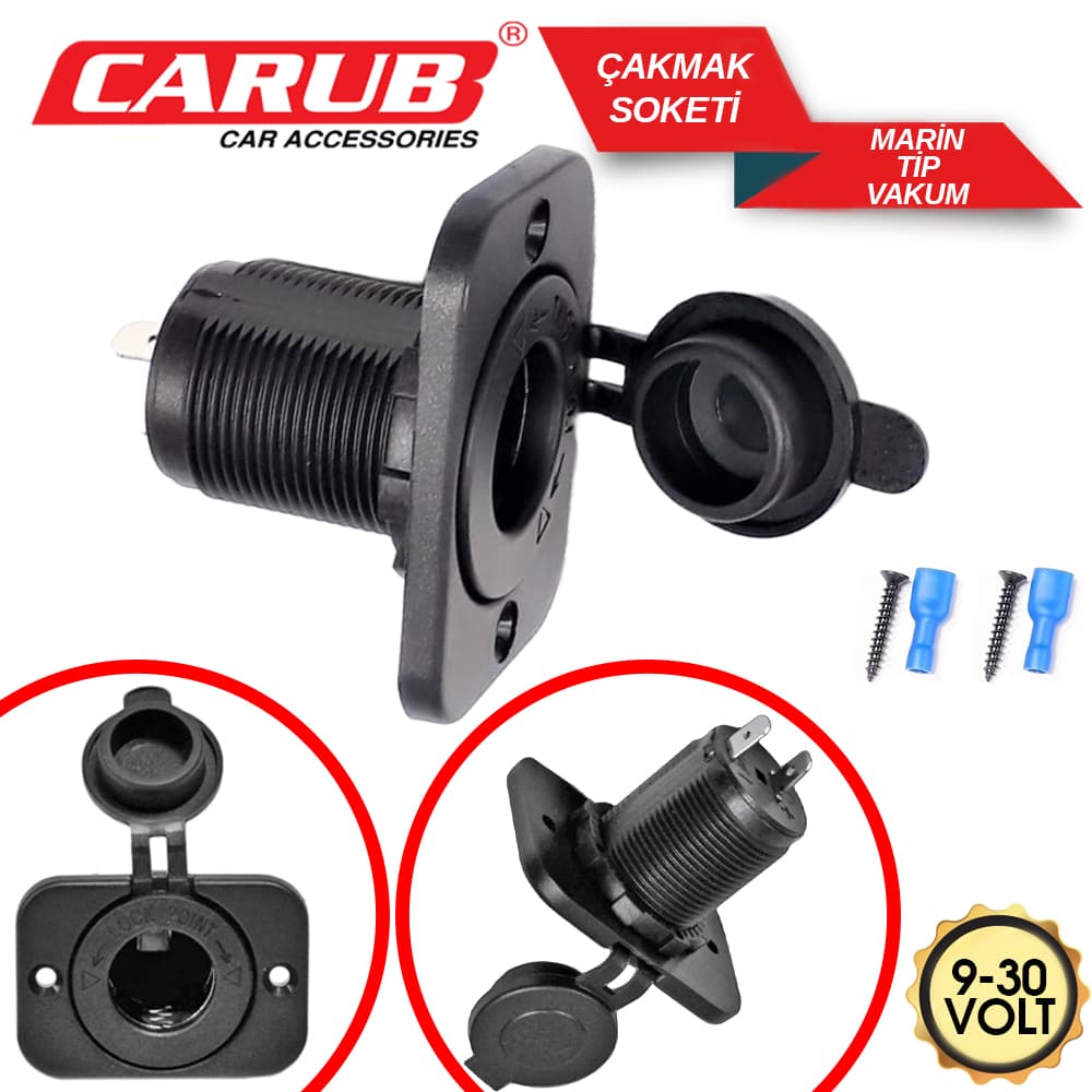 Çakmak Soketi 9-30V  Marine  Vakum