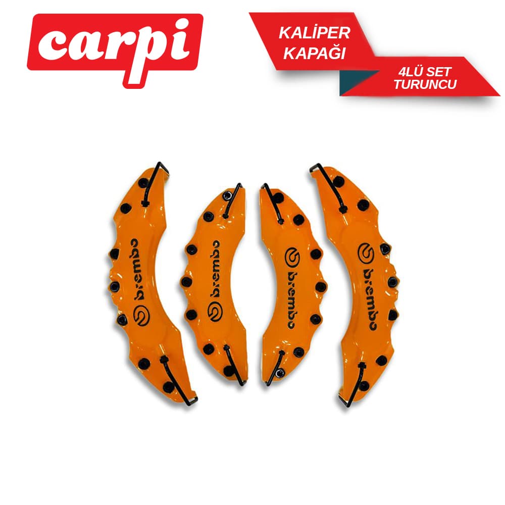 Caliper Balata  Kapağı Brbo 4Lü  Turuncu