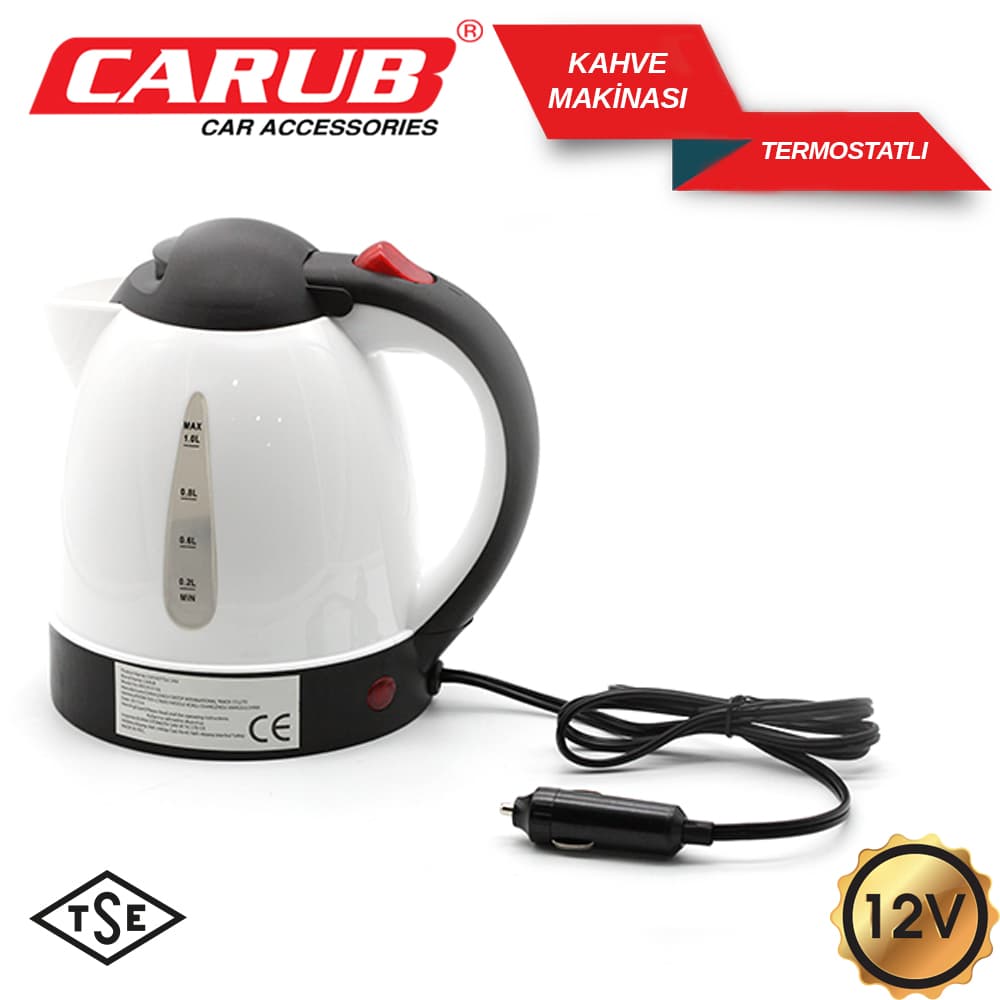 Kahve Makinesi 12V Termostatlı Kettle Md TSE