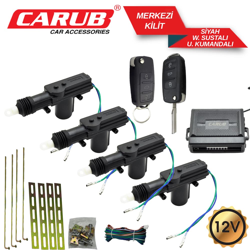 Merkezi Kilit 12V U. Kumandalı W.Sustalı