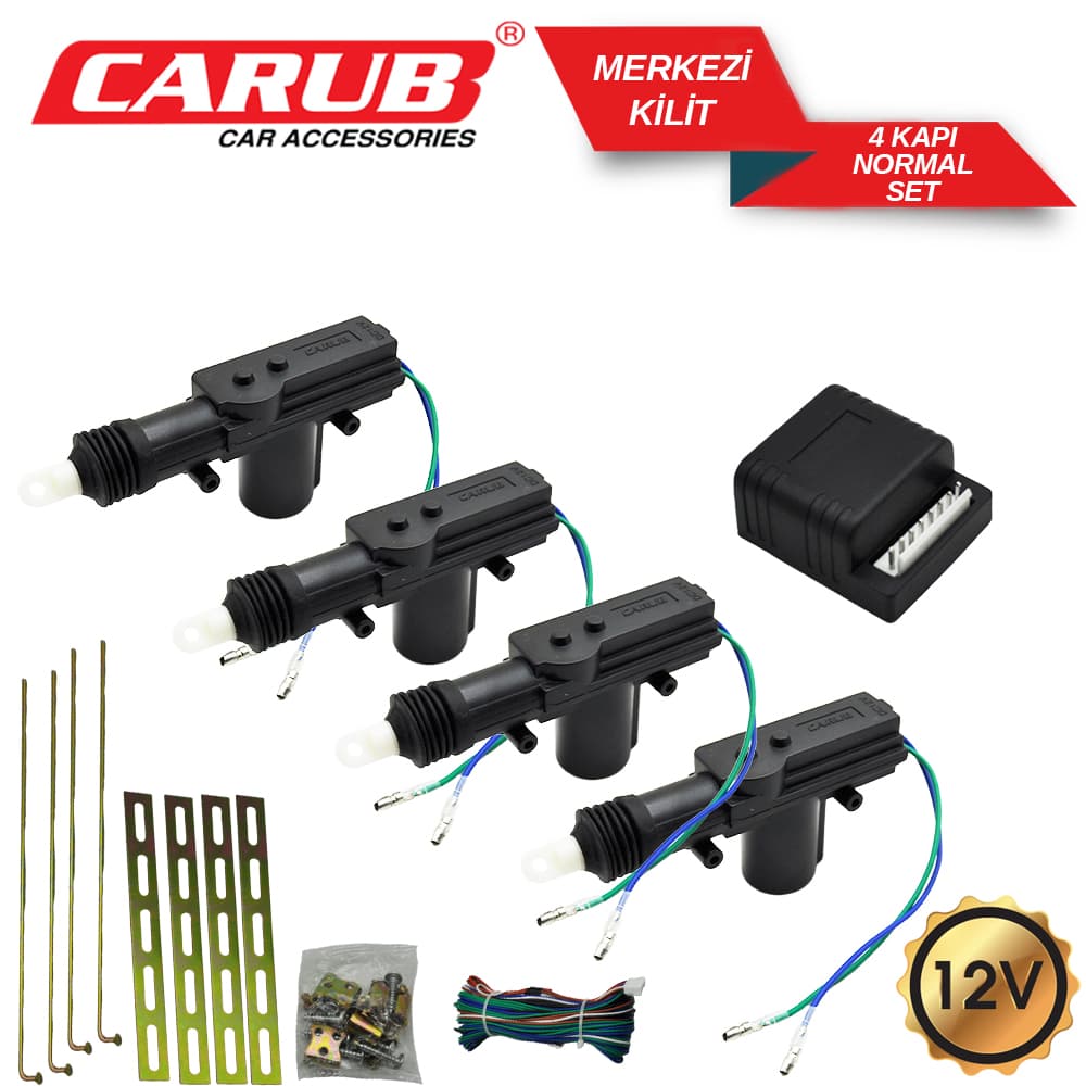 Merkezi Kilit 4 Kapı Normal  Set