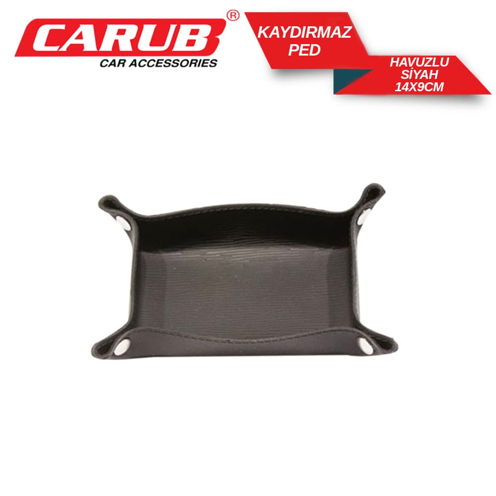 Kaydırmaz Ped Çıtçıt 14x9cm  Havuzlu  Siyah